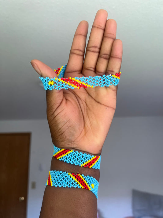 Congo Flag Bracelet