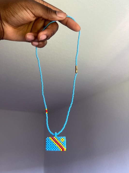 Congo Flag Necklace