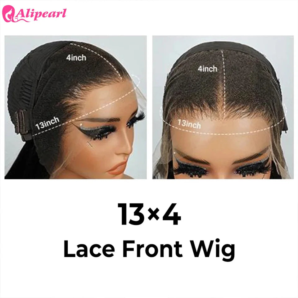 Alipearl Hair Pre Braided Stylist Wig Deep Wave 13x4 Lace Frontal Wig Pre Styled Pre Plucked