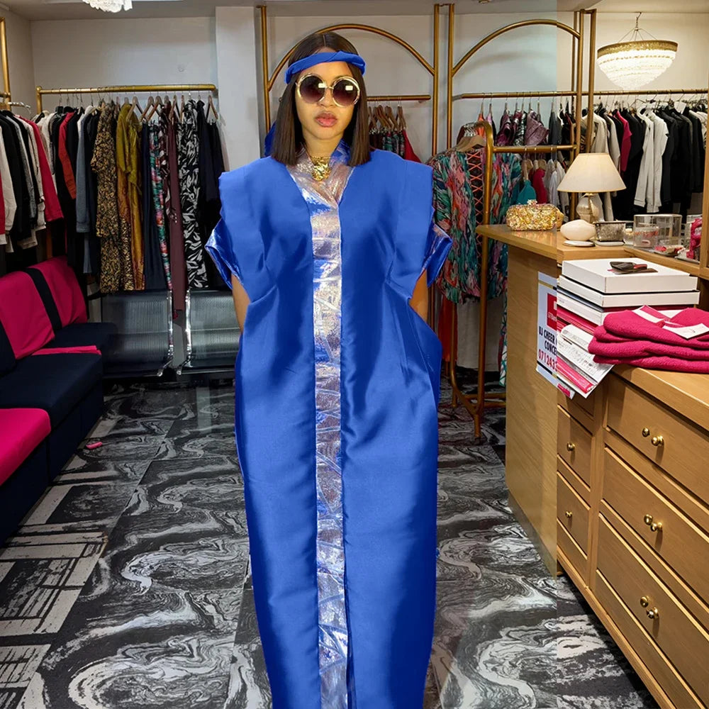 Plus Size 2025 Abayas for Women Dubai Luxury African Muslim Fashion Dress Caftan Evening Party Dresses Boubou Robe Outfits