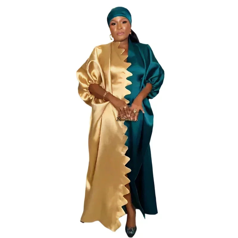 2025 African Dresses for Women Traditional Africa Clothing Dashiki Ankara Outfits Gown Abayas Robe Muslim Kaftan Maxi Long Dress