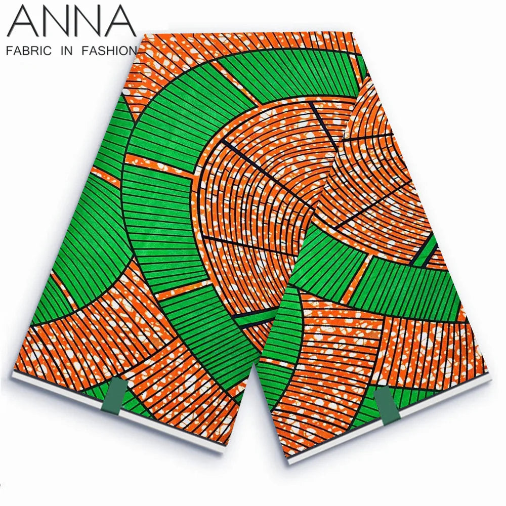 Veritable Wax Ankara Block Prints Batik Fabric African Wax Fabric Nigerian Dutch Hollandais Pagne 100% Cotton For Sewing VL-47