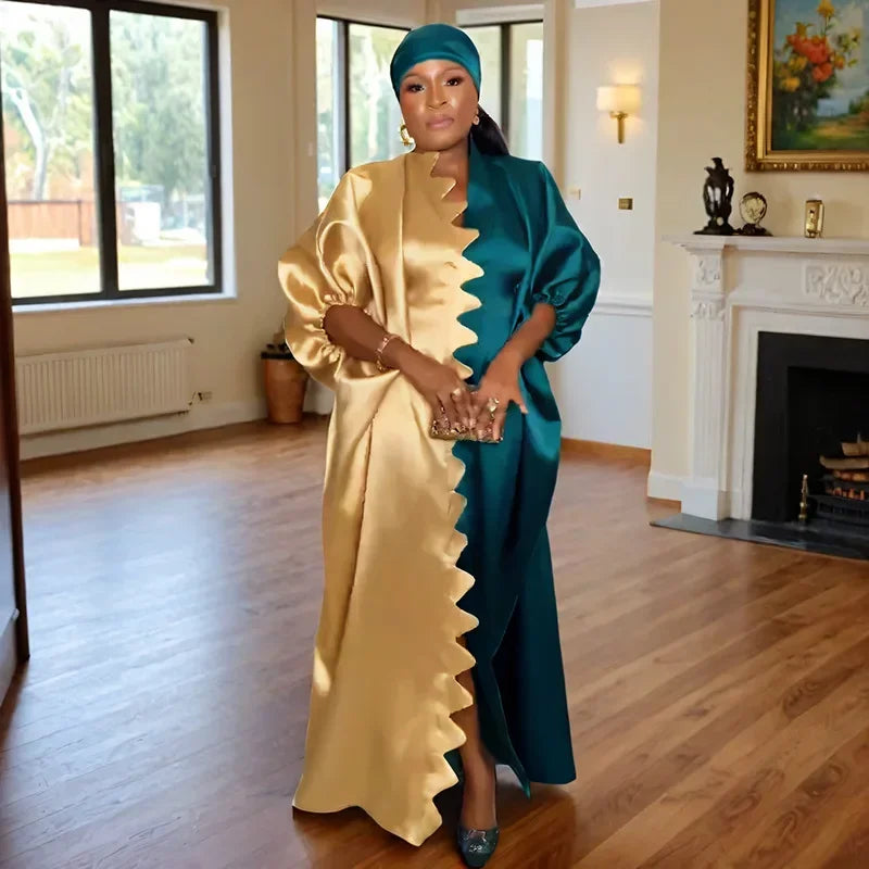 2025 African Dresses for Women Traditional Africa Clothing Dashiki Ankara Outfits Gown Abayas Robe Muslim Kaftan Maxi Long Dress