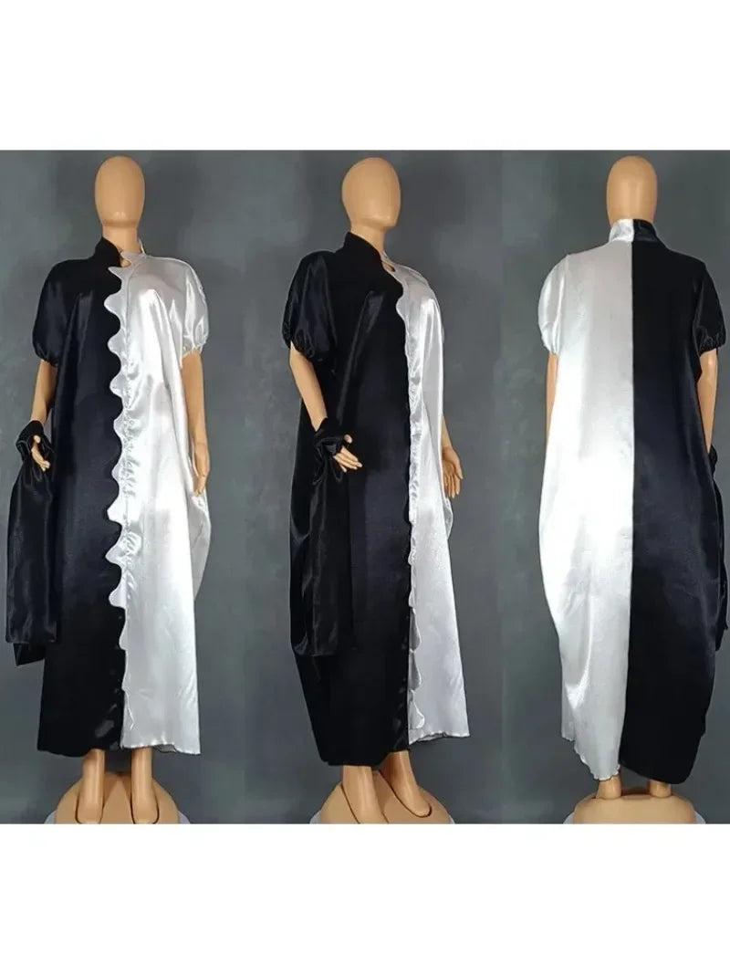 African Dress For Women Evening Dashiki Africa Clothes Robe Marocaine Luxury Dubai Kaftan Abaya Muslim Maxi Dress Vetement