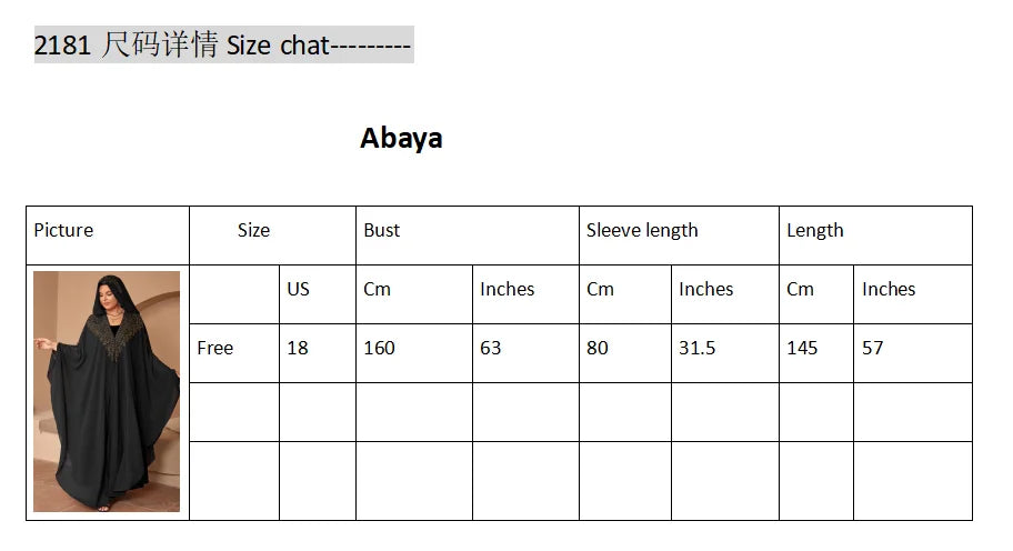 Muslim Kaftan Hooded Abaya Dress For Women Dubai Turkish Rhinestone Chiffon Djellaba Elegant Loose Boubou Beads Africa Clothing