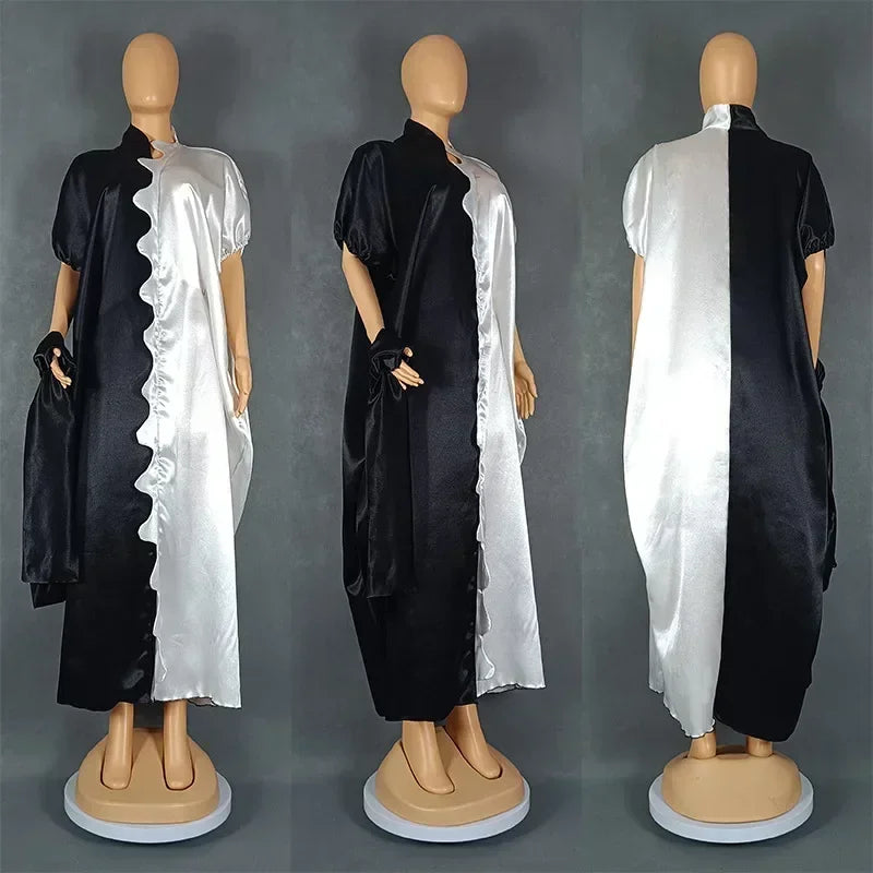 2025 African Dresses for Women Traditional Africa Clothing Dashiki Ankara Outfits Gown Abayas Robe Muslim Kaftan Maxi Long Dress