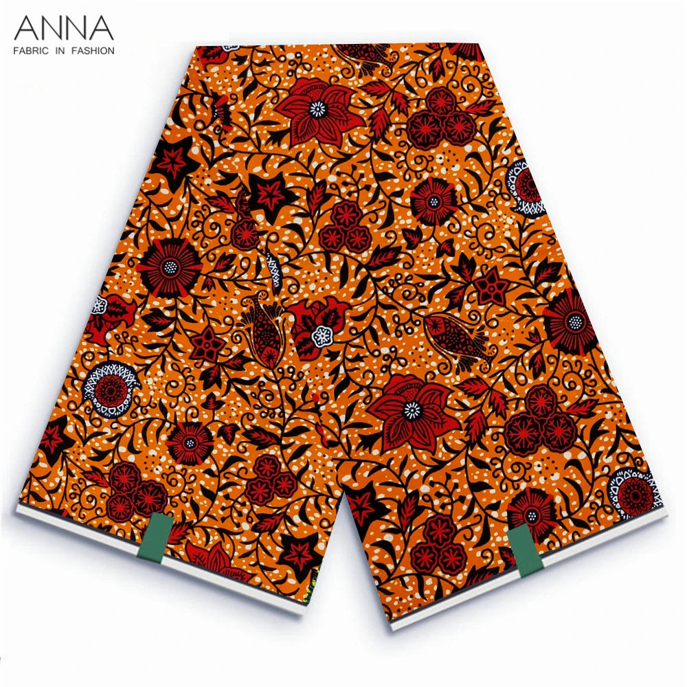 Veritable Wax Ankara Block Prints Batik Fabric African Wax Fabric Nigerian Dutch Hollandais Pagne 100% Cotton For Sewing VL-47