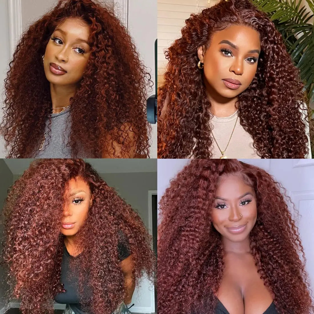 Reddish Brown Deep Curly Lace Frontal Wigs 30 34 Inch Lace Front Wig Human Hair 13x4 13x6 Deep Wave Human Hair Wigs For Women