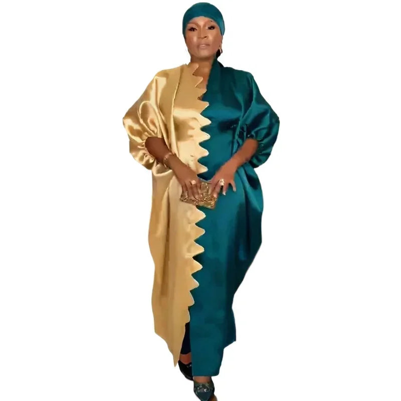 African Dress For Women Evening Dashiki Africa Clothes Robe Marocaine Luxury Dubai Kaftan Abaya Muslim Maxi Dress Vetement