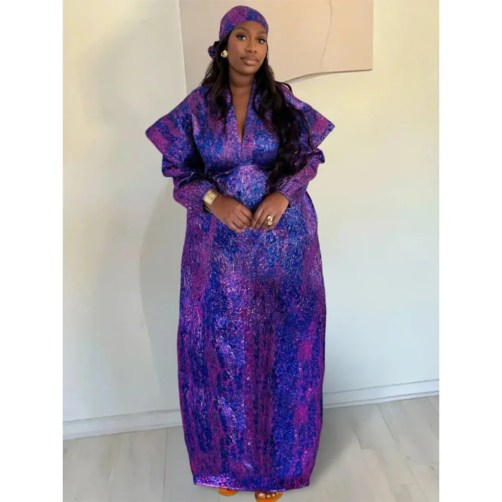 African Dresses for Women 2025 Abayas Traditional Africa Clothing Dashiki Ankara Outfits Gown Robe Muslim Kaftan Maxi Long Dress